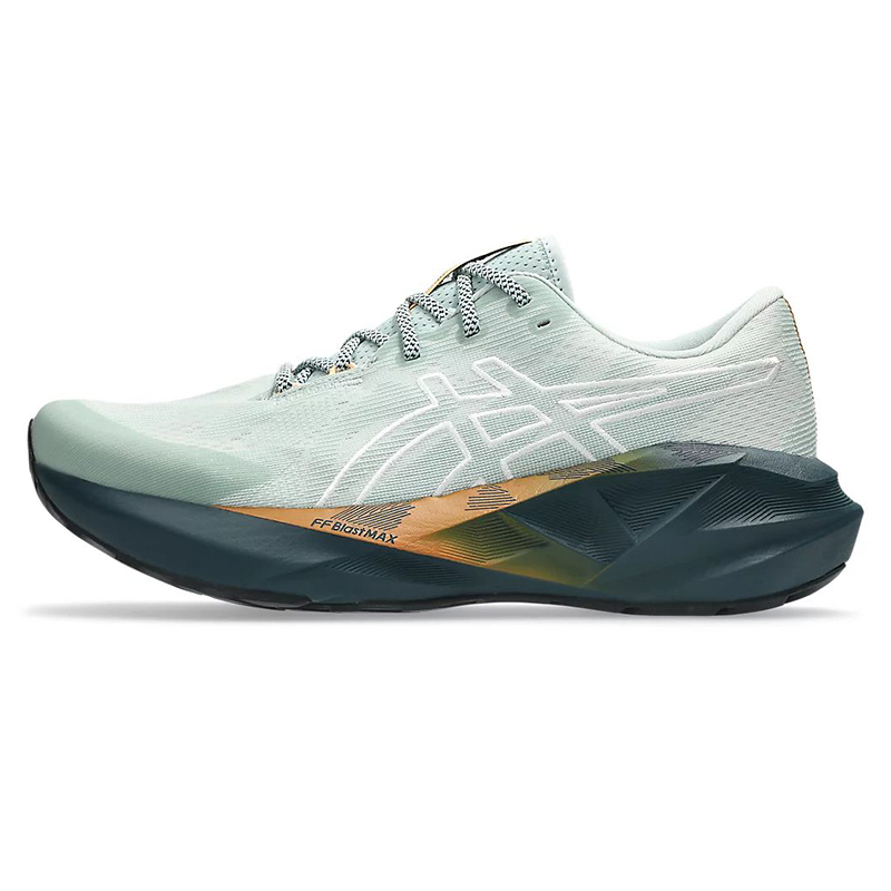 

ASICS Кроссовки для бега NOVABLAST 5 с низким верхом, износостойкие, дышащие, мужские, коричневые, зеленые