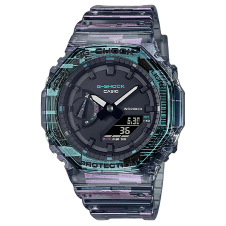 

CASIO Часы Unisex Liquid Crystal/Analog Dual Display Series Black Watch GA-2100NN-1APR