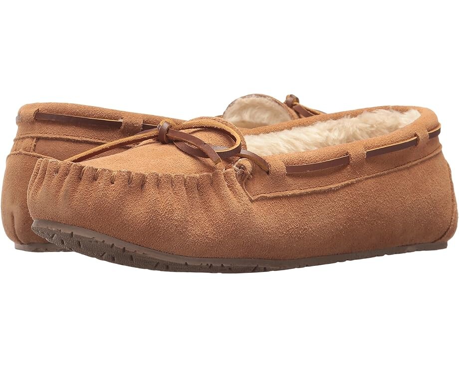 

Домашняя обувь Minnetonka Junior Trapper, цвет Cinnamon