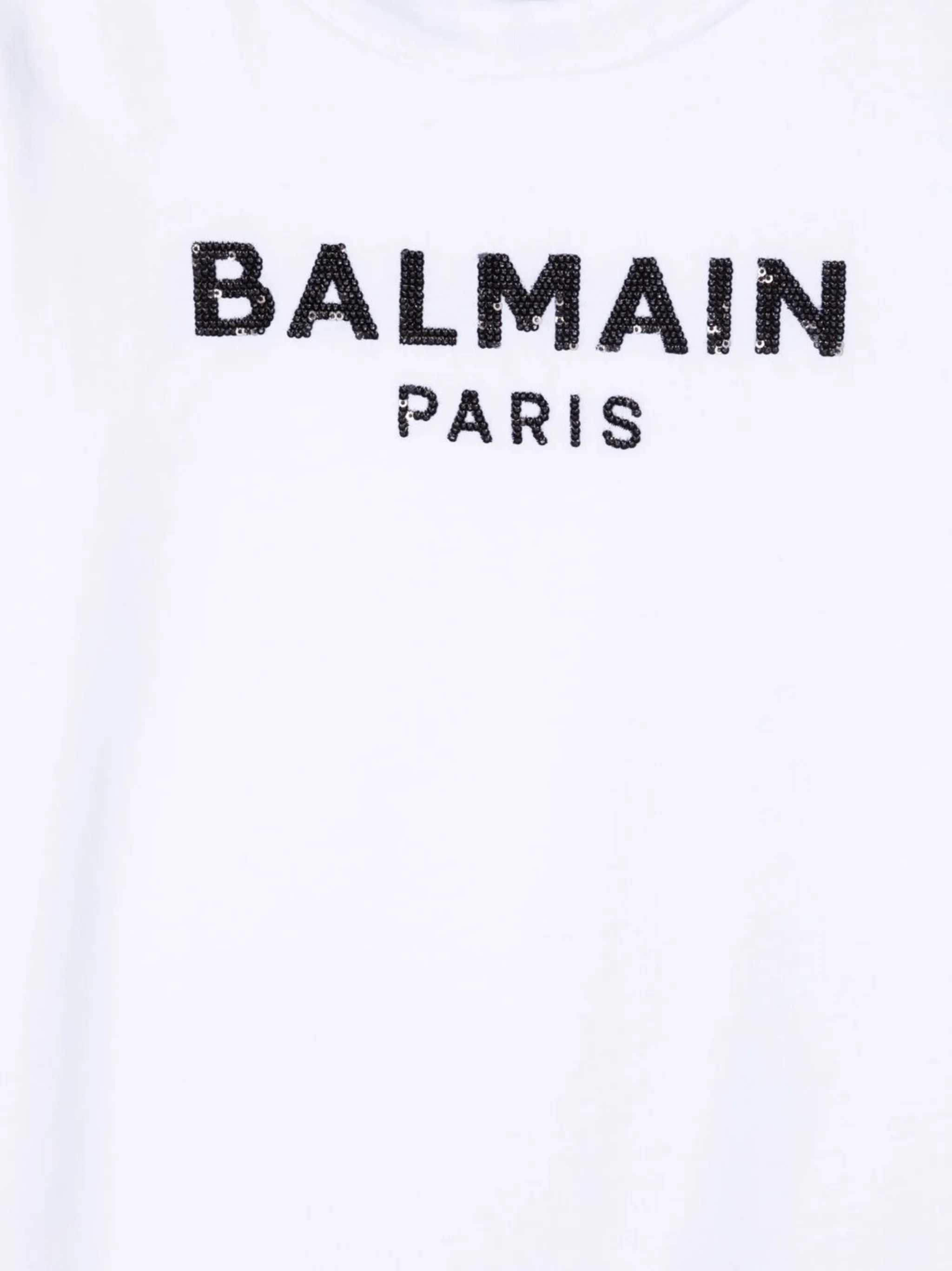 Платье-футболка с логотипом Balmain Kids, белый — фото 3