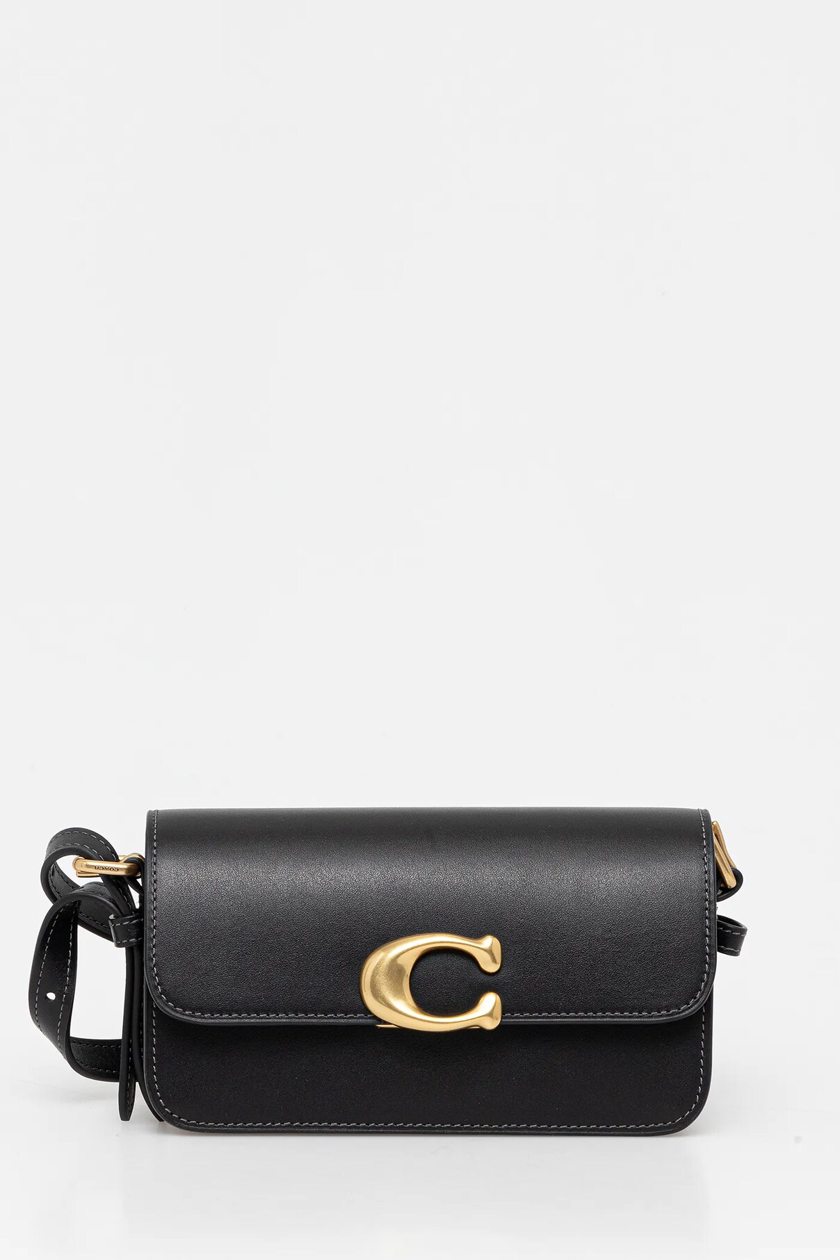 

Кожаная сумка Zoe Coach, черный