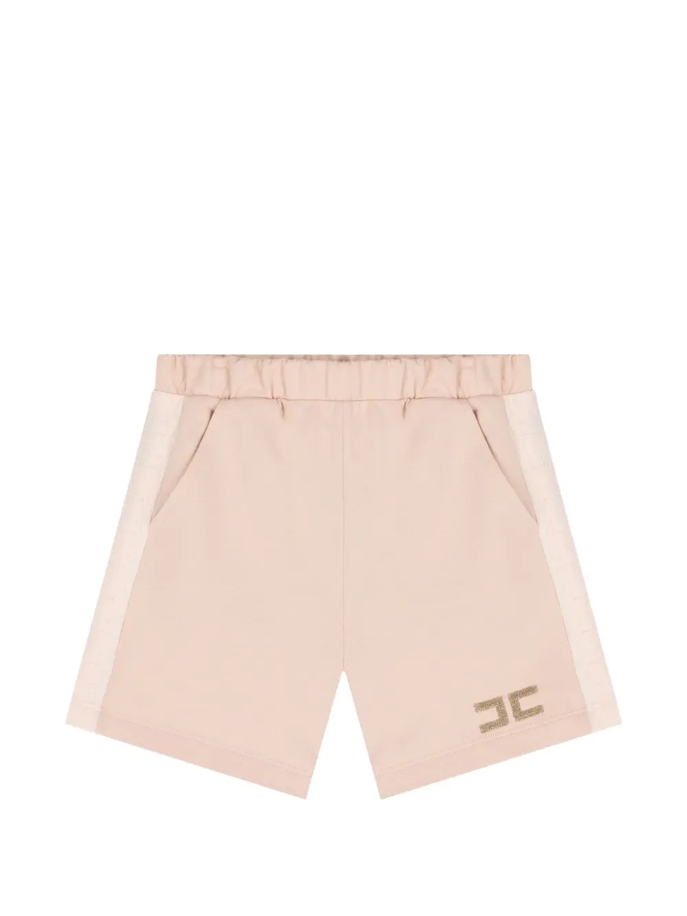 Шорты с логотипом Elisabetta Franchi Kids, розовый