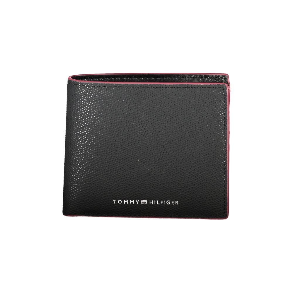 

Мужской кожаный кошелек Tommy Hilfiger, черный