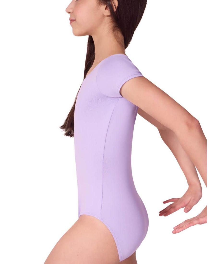 Купальник с коротким рукавом "Будущая звезда" Capezio, Lavender — фото 2