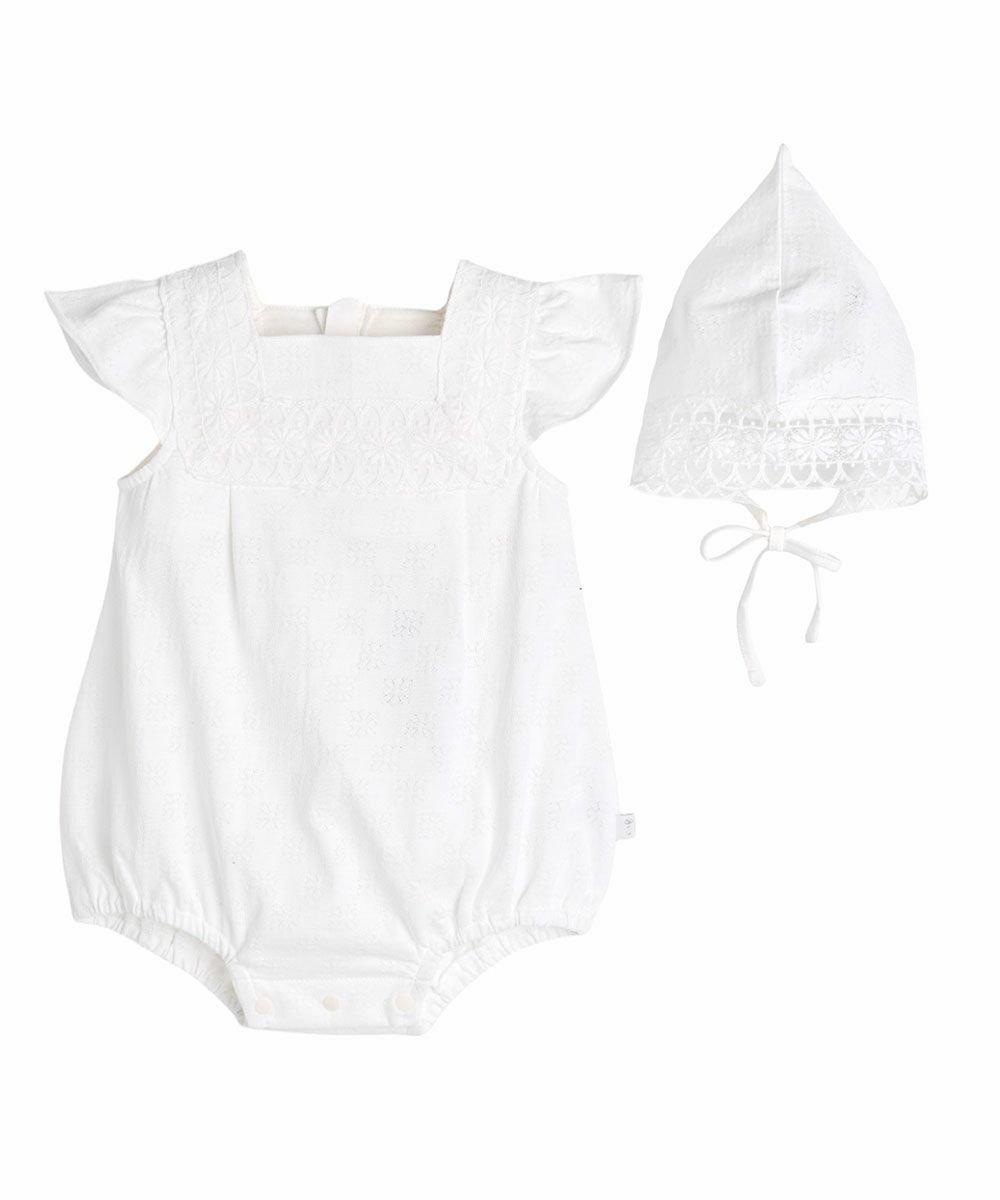 Комбинезон и шапочка Luna Moimoln, Off white