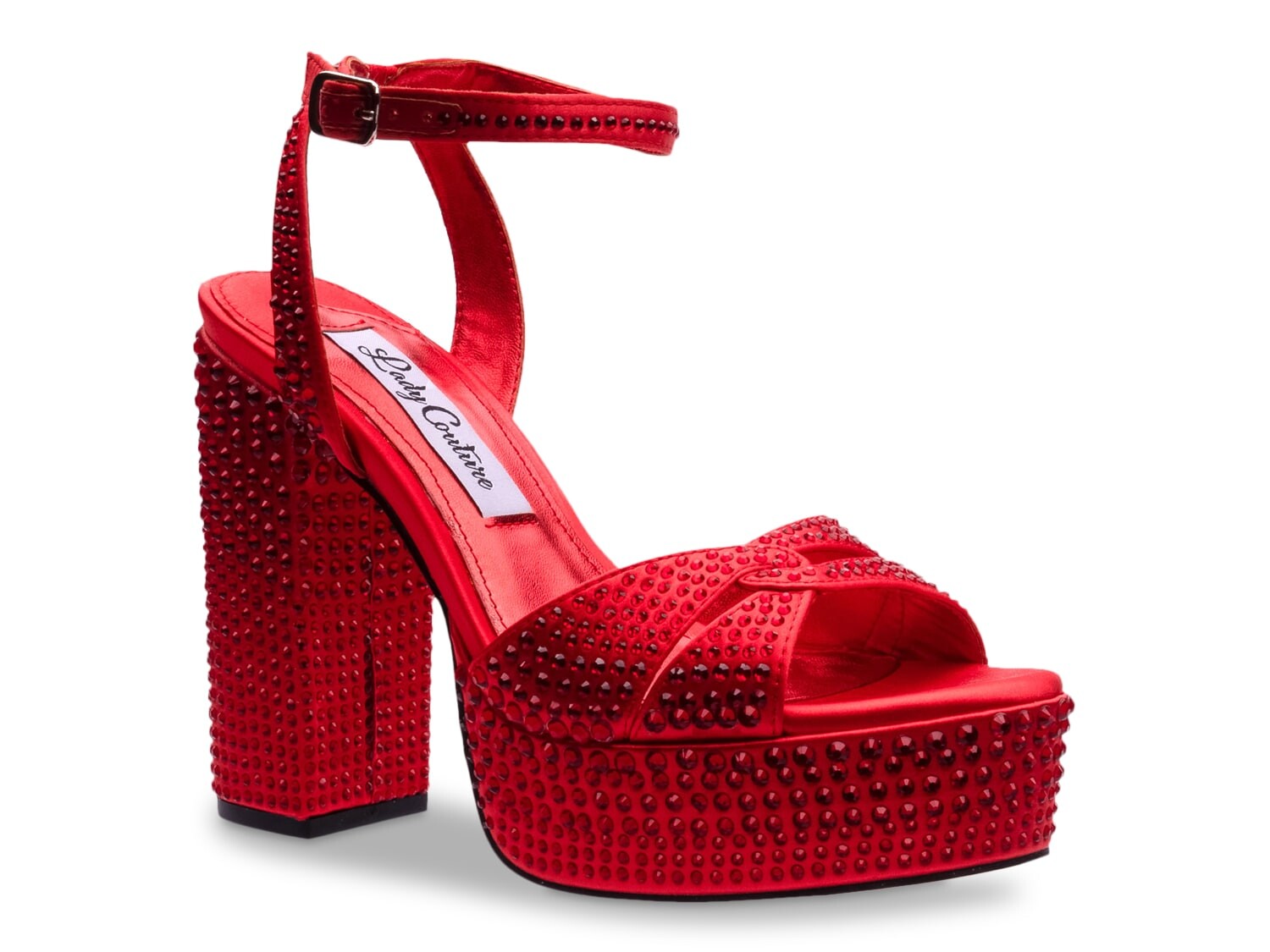 

Сандалии Lady Couture Doll на платформе, красный