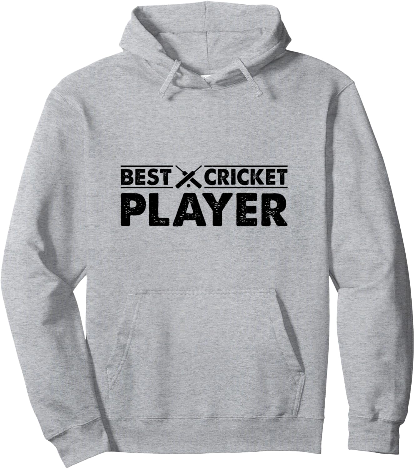

Лучший игрок в крикет - Толстовка с изображением игрока в крикет Cricketing Cricket Player, серый