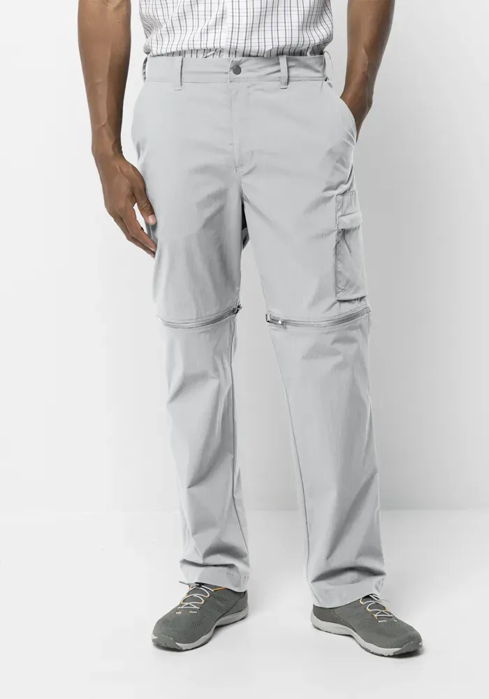 

Трекинговые брюки Jack Wolfskin "WANDERTHIRST ZIP PANTS M", серый
