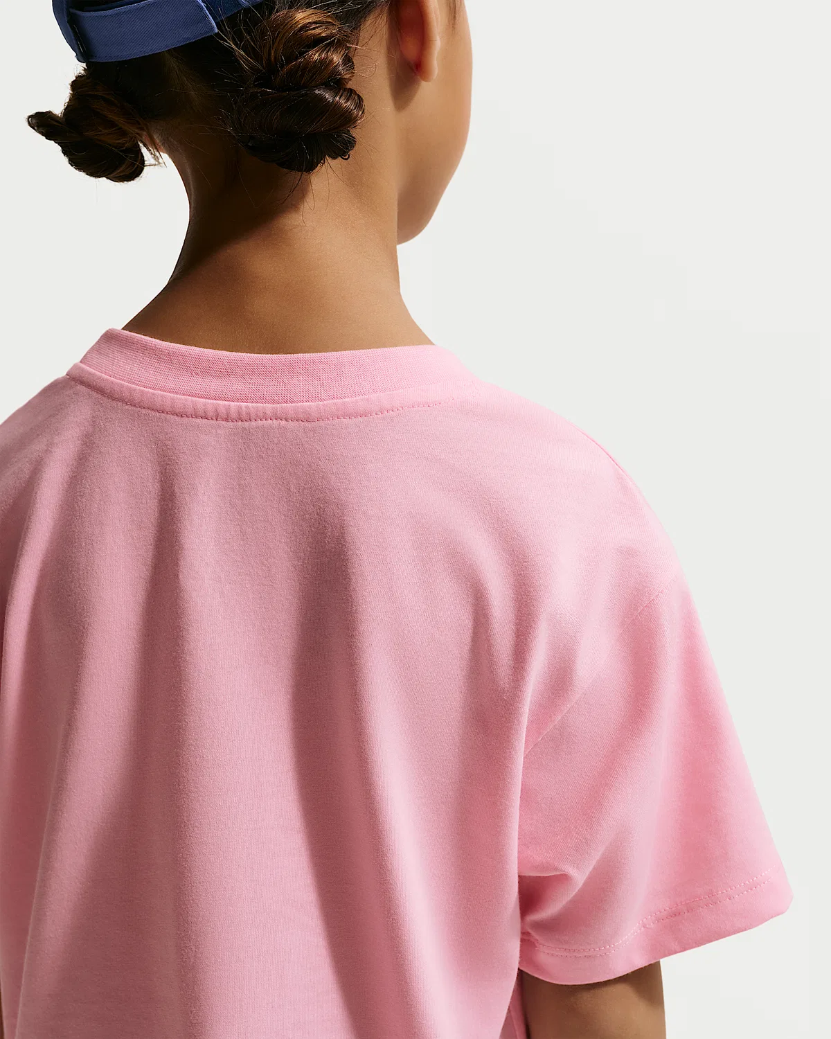 Детская футболка Nike Little Kids' Club Boxy T-Shirt, Pink — фото 2