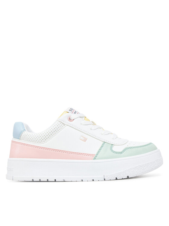 

Кроссовки Low Cut Lace-Up Sneaker T3A9-33740-1355 S Tommy Hilfiger, белый