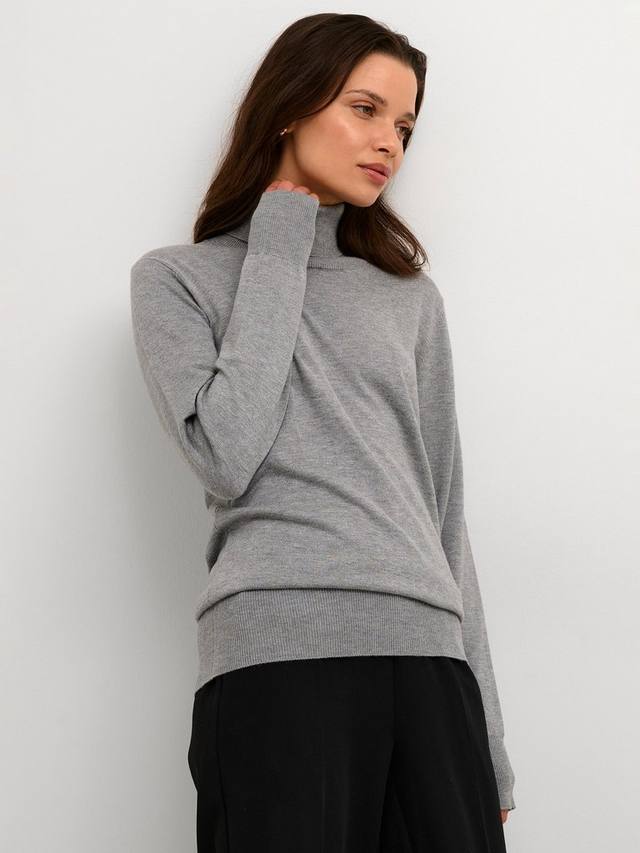 

Джемпер с круглым вырезом от астрид KAFFE, цвет Grey Melange