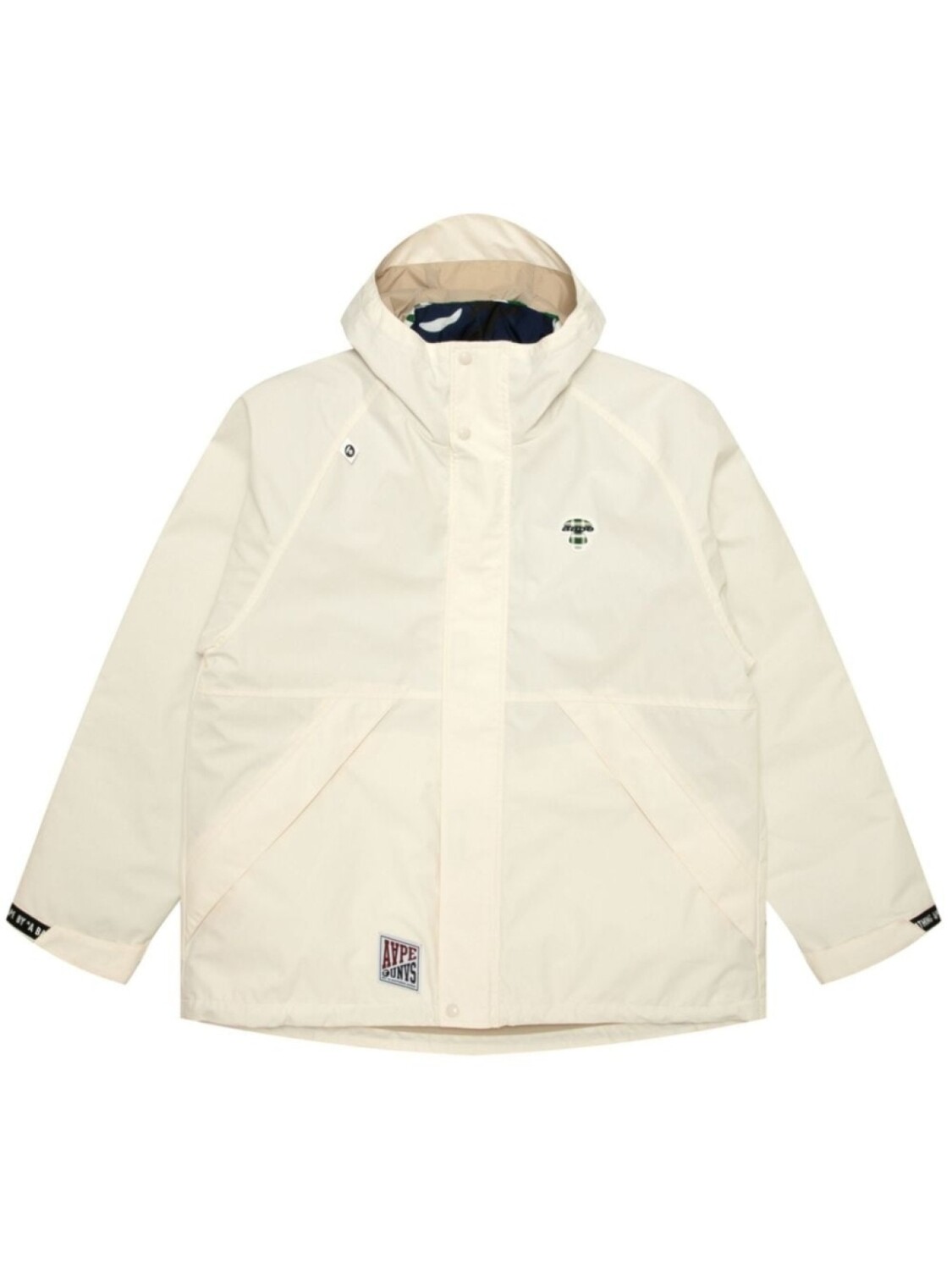 

Многослойная куртка с капюшоном и нашивкой-логотипом AAPE BY *A BATHING APE, серый