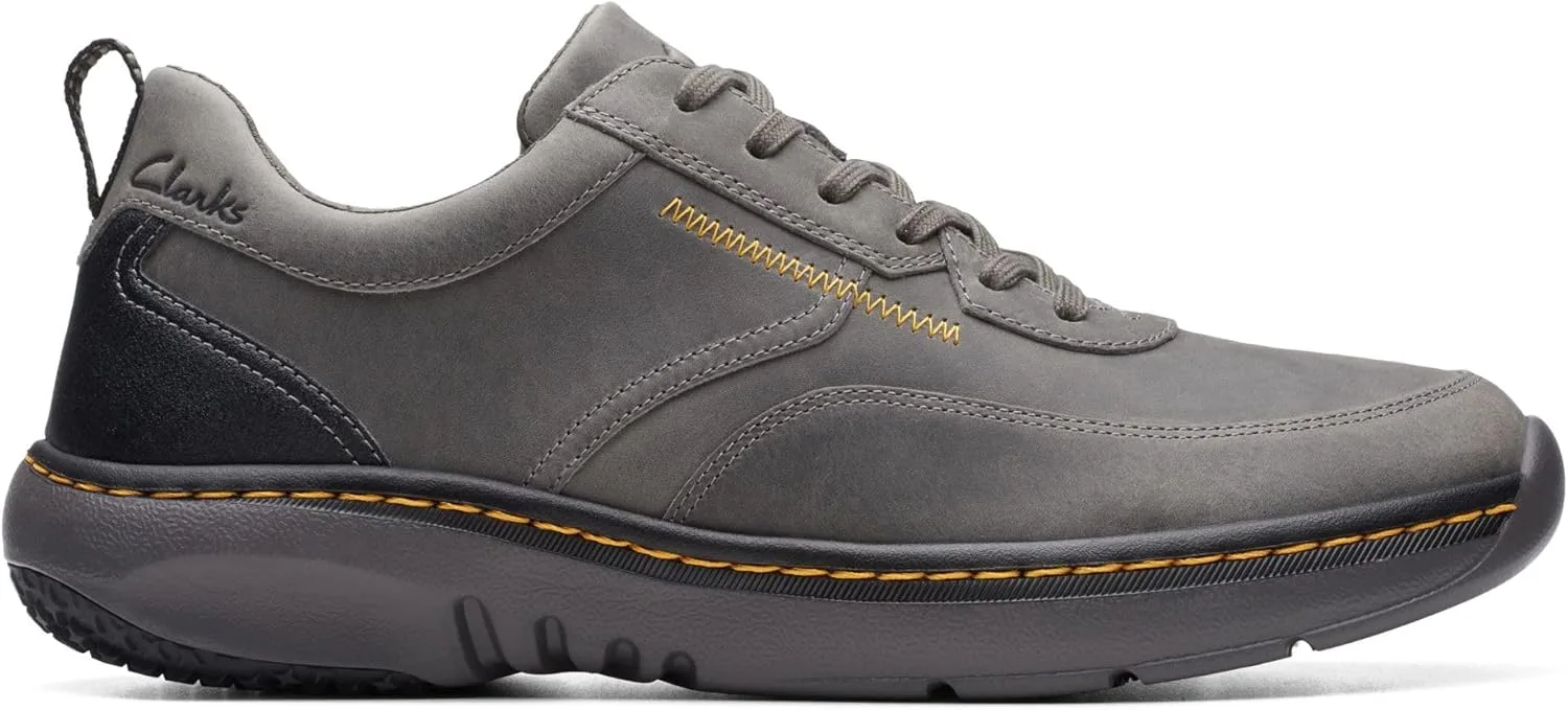 Мужские кроссовки Clarkspro и кроссовки Clarks на шнуровке, темно-серый — фото 4