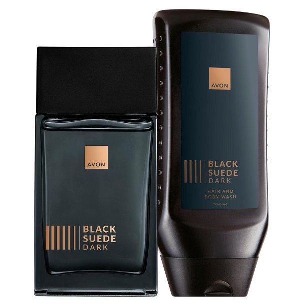 

Avon, Black Suede Dark, набор косметики, 2 шт.