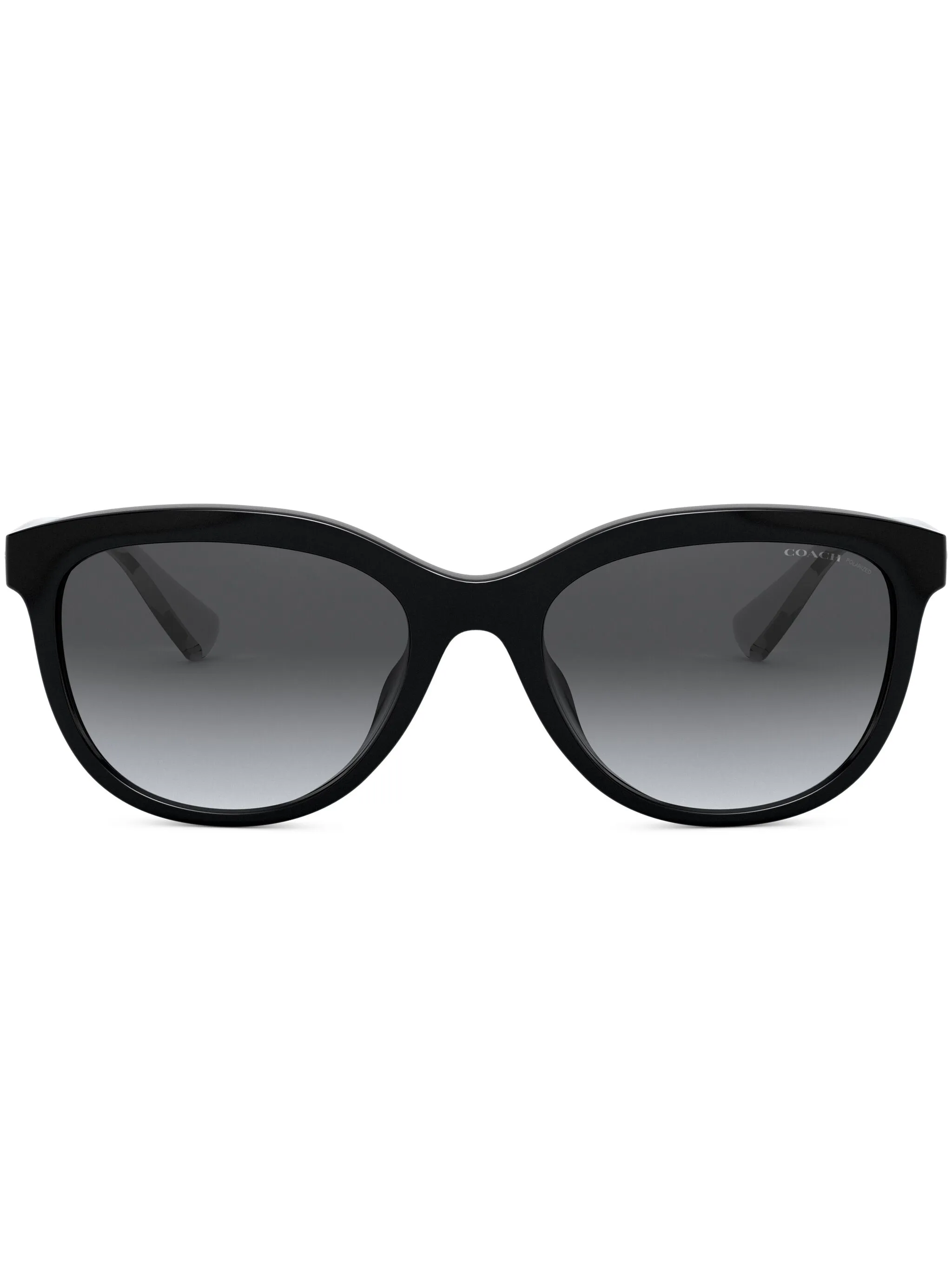 

Солнцезащитные очки в оправе кошачий глаз Coach, черный