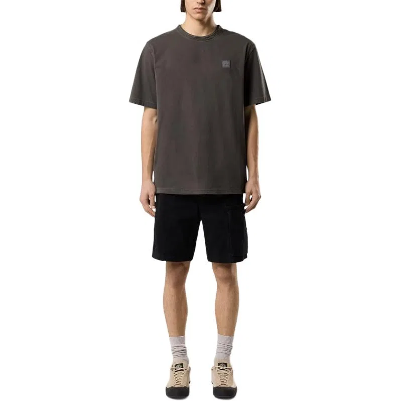 Футболка мужская Charcoal Gray с круглым вырезом STONE ISLAND — фото 4