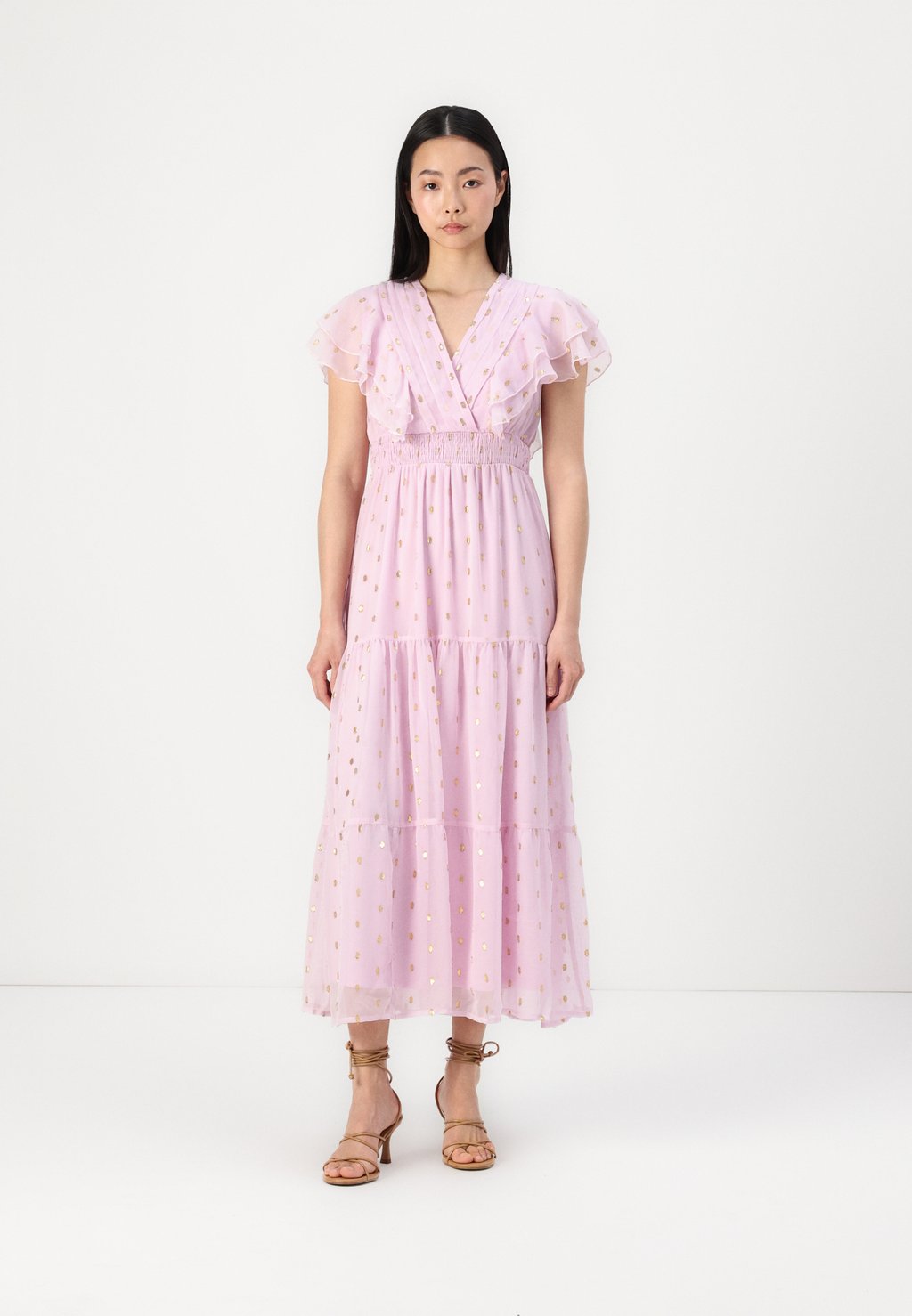 

Коктейльное платье / Вечернее платье VIKAREN MIDI FRILL DRESS VILA, фиолетовый