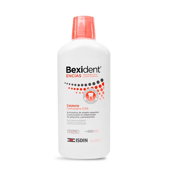 

Полоскание рта хлоргексидином Bexident Encías Isdin, 500 ml