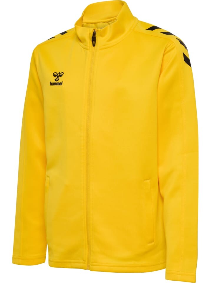 Толстовка Hummel Reißverschluss Jacket Hmlcore Multisport Kinder, цвет SPORTS YELLOW — фото 4
