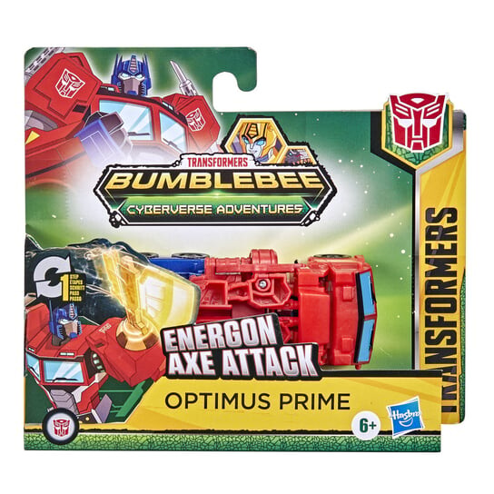 

Hasbro, фигурка ТРАНСФОРМЕРЫ КИБЕРВЕРС 1-ШАГ - ОПТИМУС ПРАЙМ Transformers
