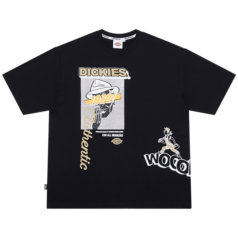 

Dickies Мужская футболка, Черный