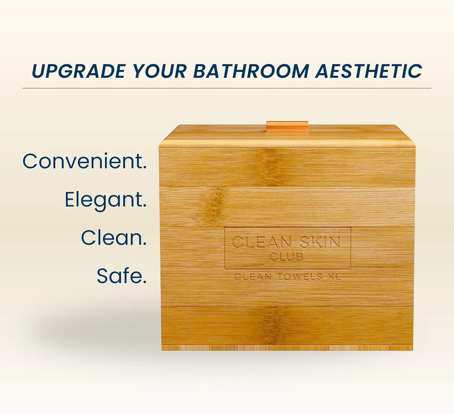 Салфетки для лица одноразовые Clean Skin Club Luxe Bamboo Box 50 шт. — фото 3