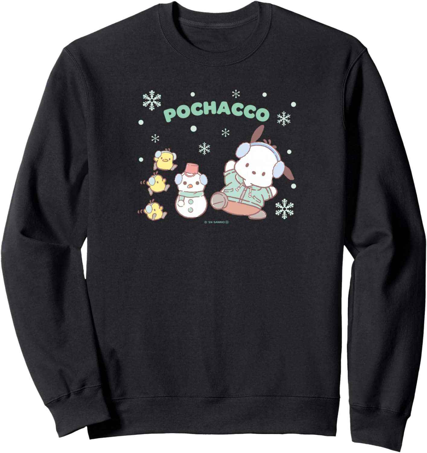 

Теплая зимняя толстовка Pochacco, черная Sanrio (Watanabe), Черный, Теплая зимняя толстовка Pochacco, черная Sanrio (Watanabe)