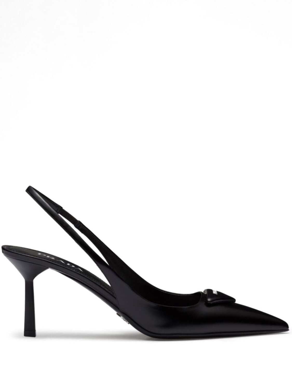 

Prada туфли с логотипом, черный