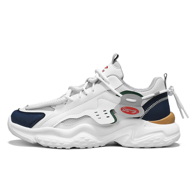 

Кроссовки Deerway Chunky Low-Top, белый/серый/синий
