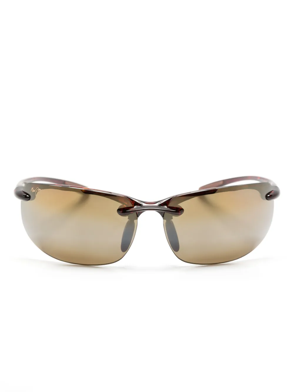 

Солнцезащитные очки Banyans в безободковой оправе Maui Jim, коричневый