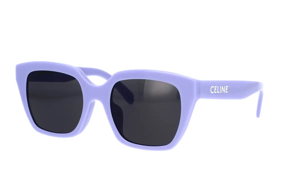 Солнцезащитные очки CELINE в форме бабочки, светло-фиолетовые — фото 2