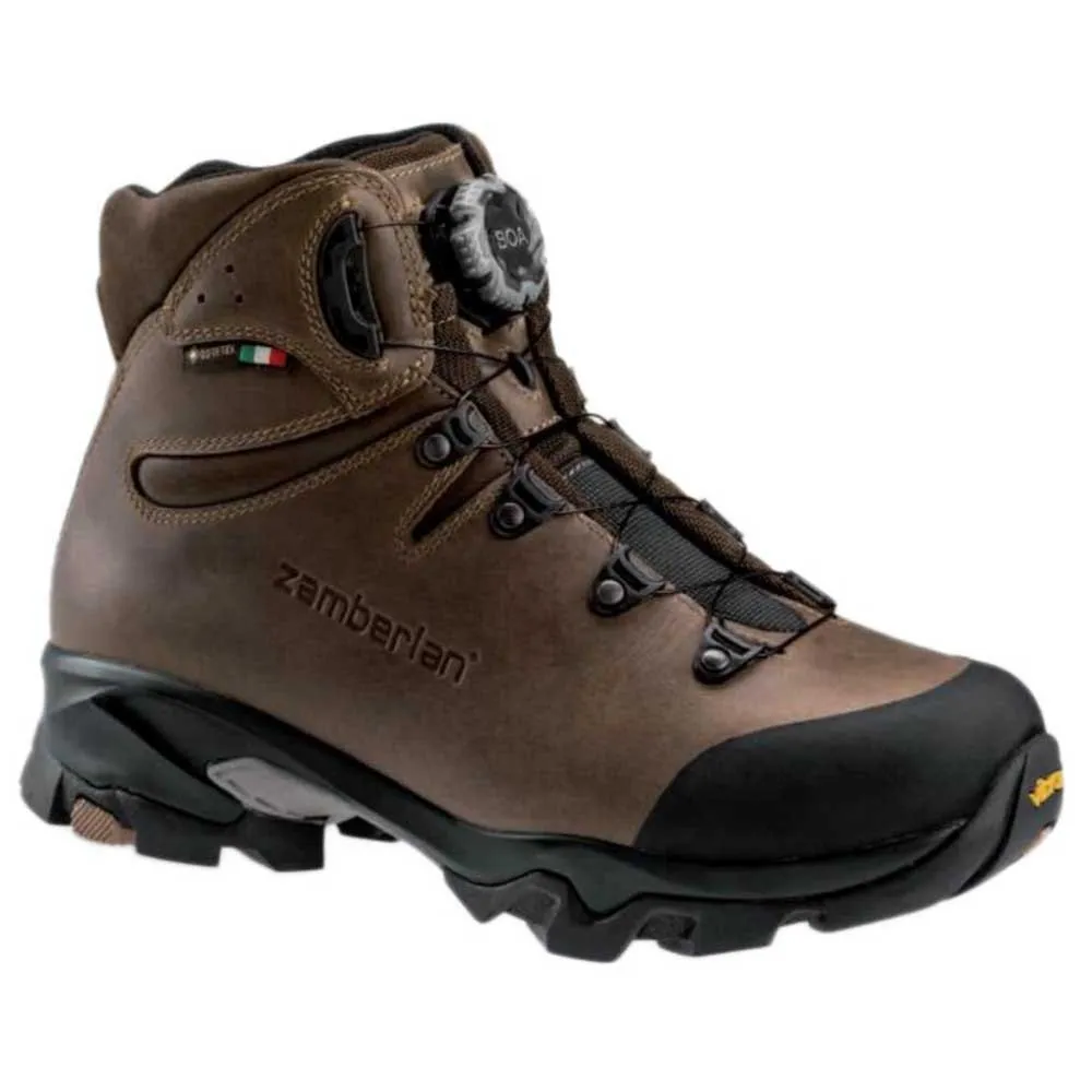 

Треккинговые ботинки Zamberlan 4015 Leopard FGL Goretex RR Boa boots, коричневый