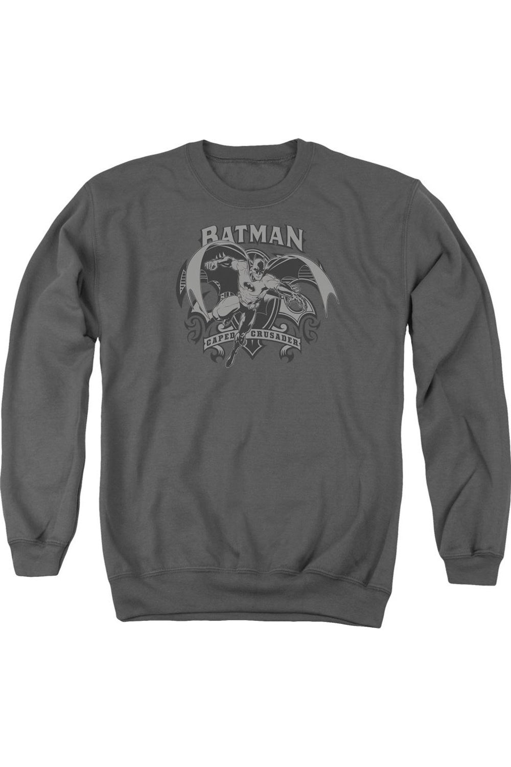 

Толстовка Batman Crusade для взрослых с круглым вырезом Gildan, цвет charcoal