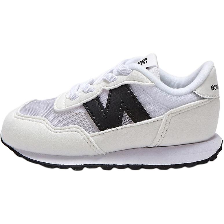 

New Balance 237 Антиударные и устойчивые к истиранию низкие кроссовки для малышей Белые