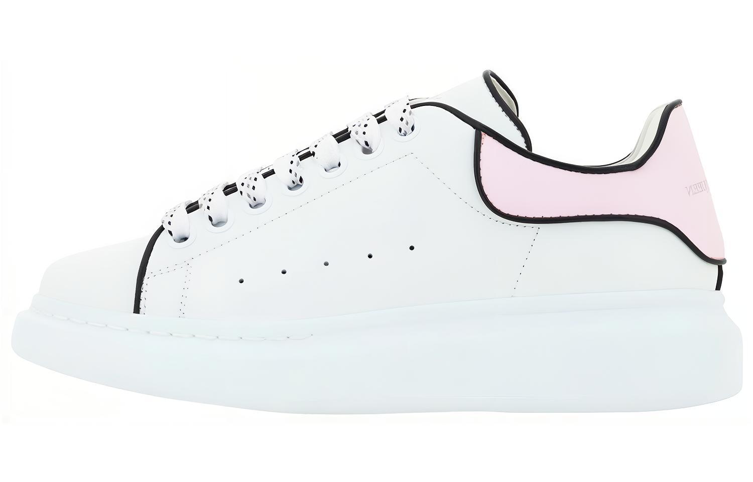 Alexander McQueen Кроссовки Oversized Outline White Pale Pink Women's