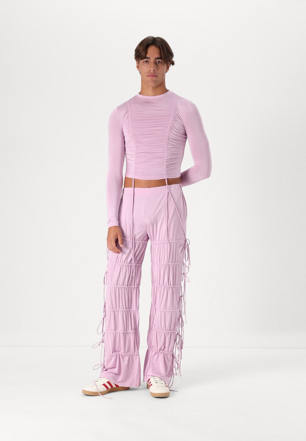 

Брюки GATHERING PANTS UNISEX Love Scars, сиреневый