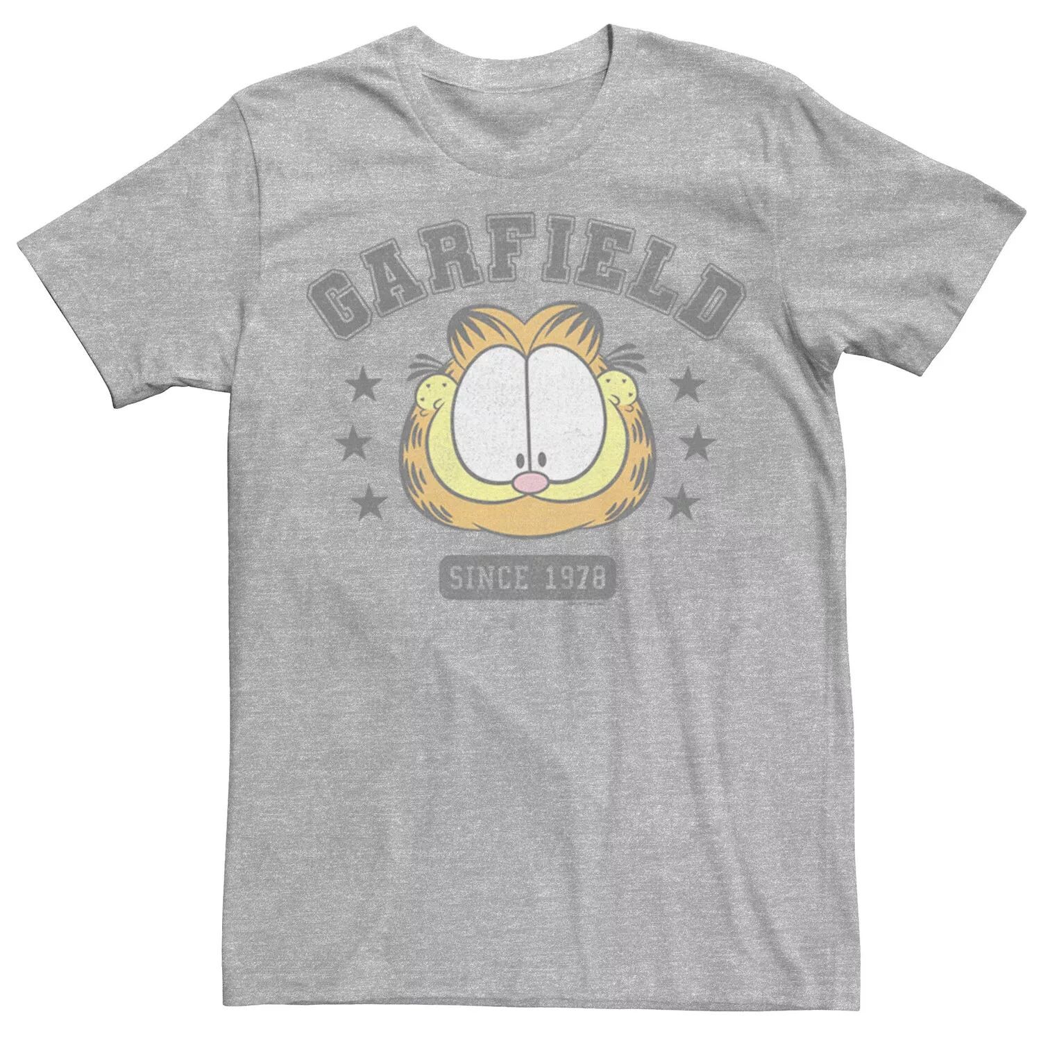 

Мужская футболка Garfield Collegiate Garfield Retro Licensed Character