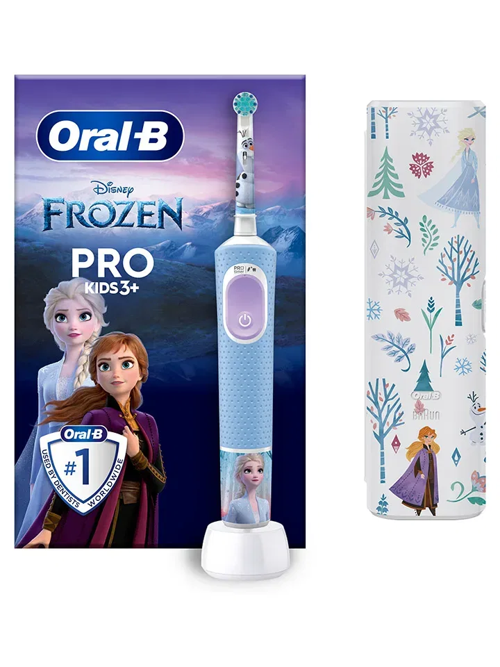 Электрическая зубная щетка с мягкими щетинками Oral-B Голубой