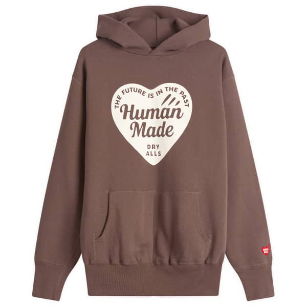 

Толстовка с капюшоном Tsuriami Heart Human Made, коричневый