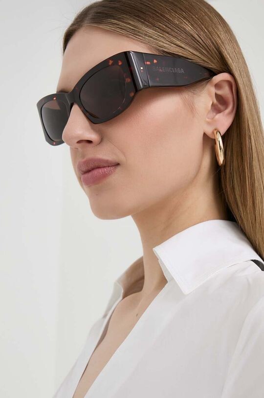 

Солнцезащитные очки Balenciaga, бордовый