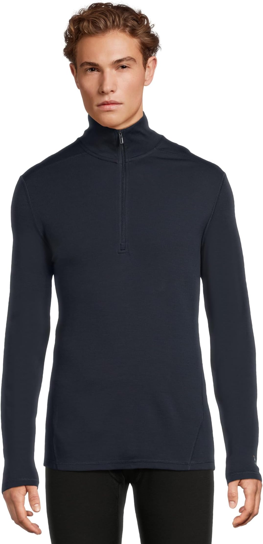 

Базовый слой Smartwool Classic Thermal Merino Base Layer 1/4 Zip, цвет Deep Navy