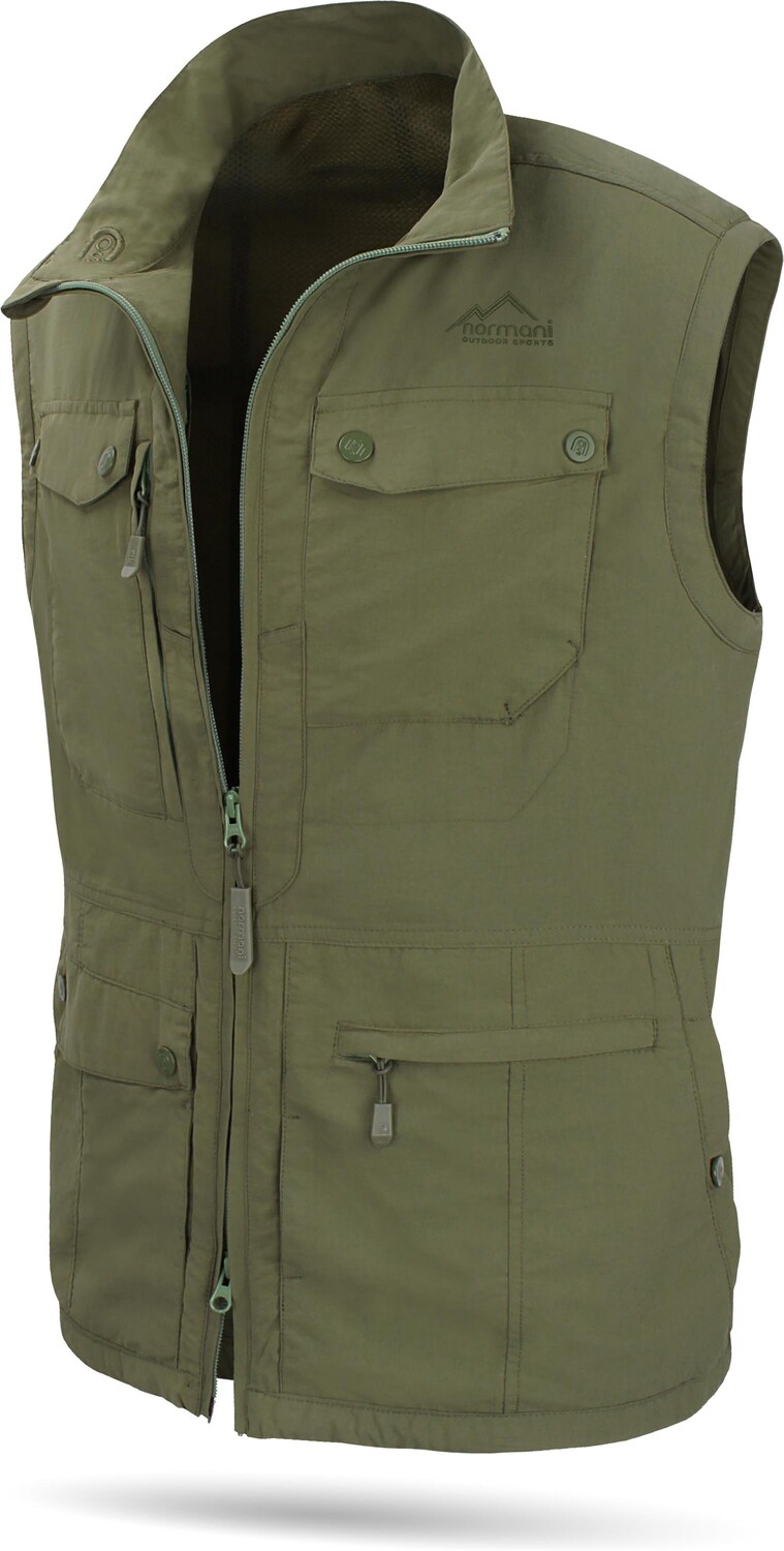 

Утепленный жилет Normani Outdoor Sports Herren Outdoor Weste Kudu, оливковый