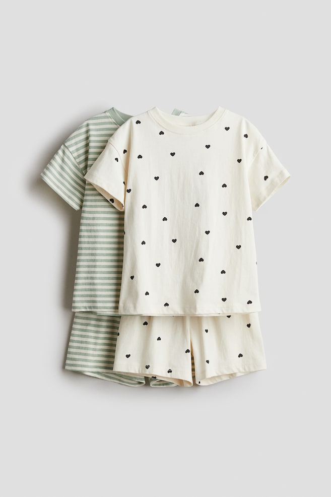 

2 пижамы из хлопка H&M, мультиколор