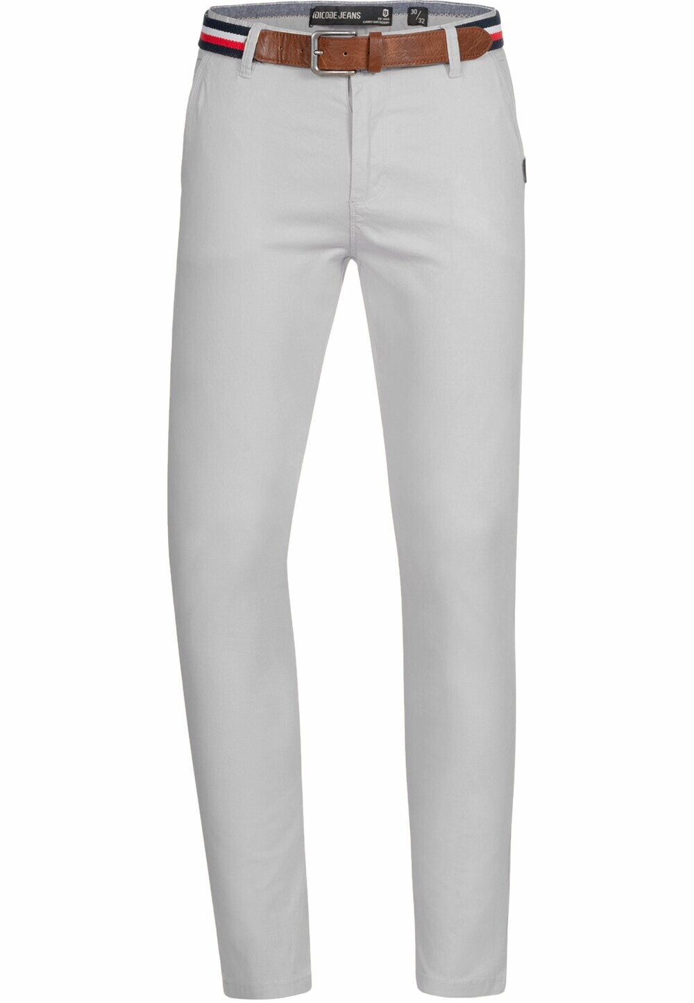

Обычные брюки чинос INDICODE JEANS Cherry, серый