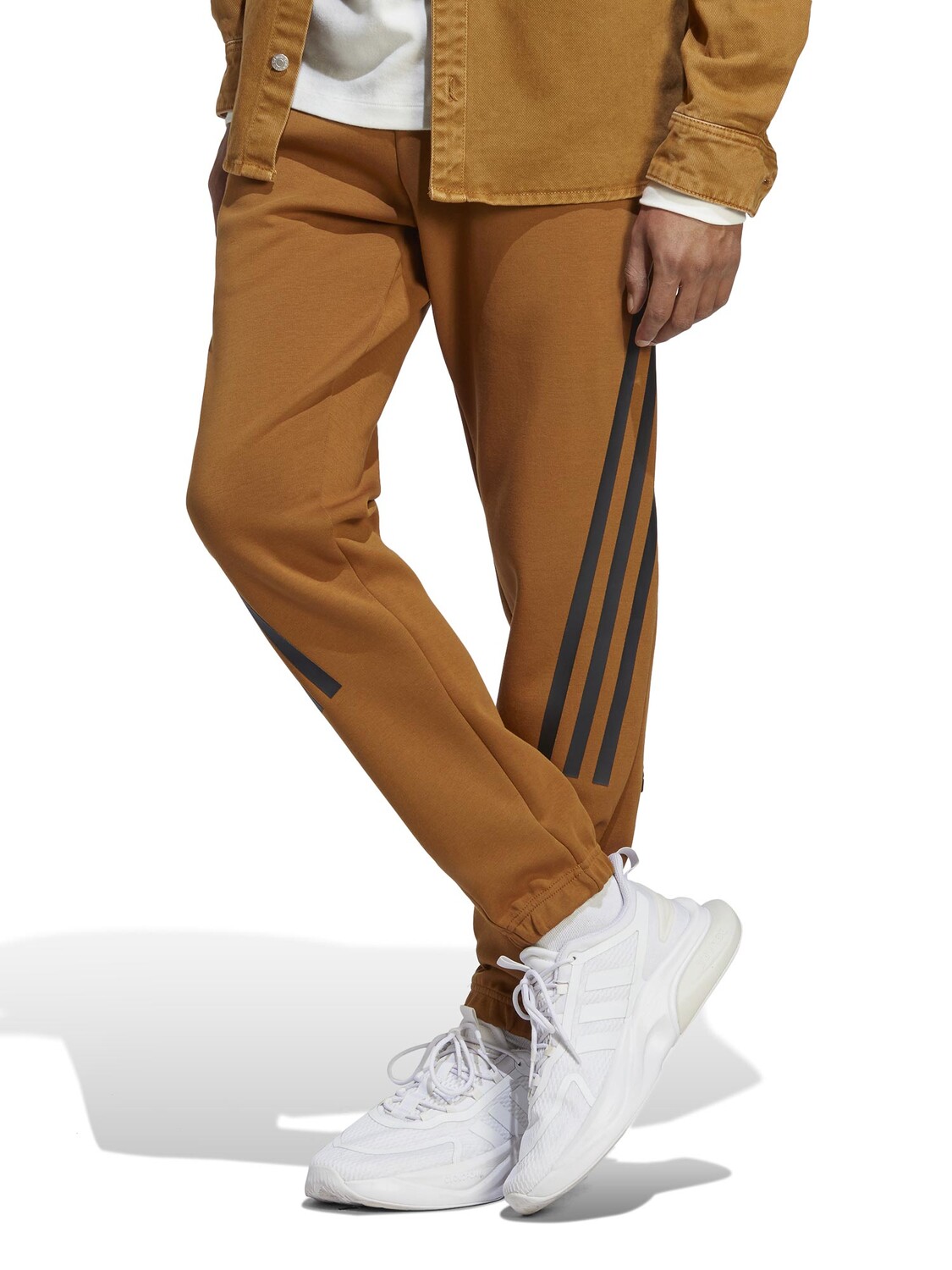 

Спортивные брюки Adidas Sportswear Future Icons 3-Stripes, коричневый
