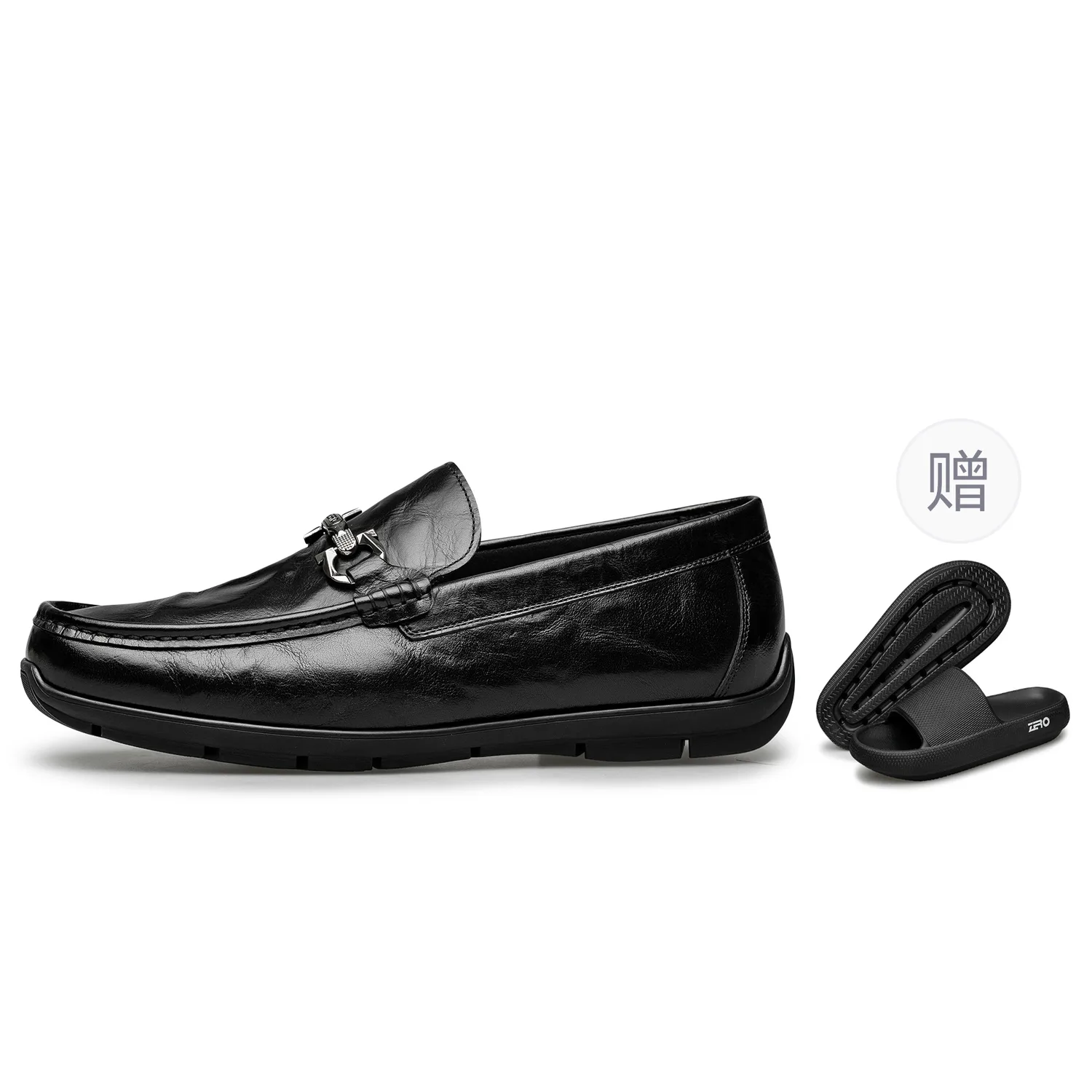 ZRO Мужские повседневные туфли low top черные/коричневые — фото 3