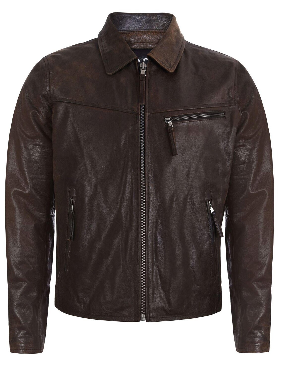 

Кожаная куртка Harrington из коровьей кожи-Лима Infinity Leather, коричневый
