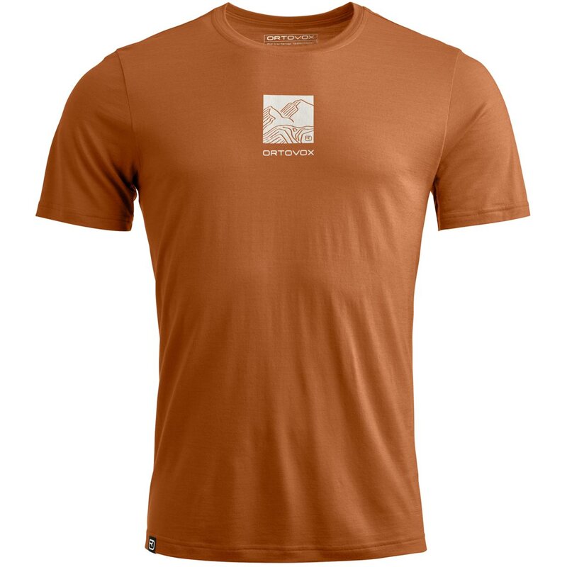 

Рубашка 120 крутая тек абстракция ts m Ortovox, коричневый