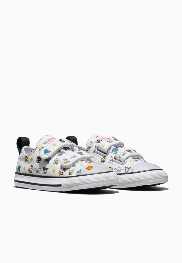 X hello kitty и друзья, детские туфли чака тейлора Converse, White Black White — фото 2