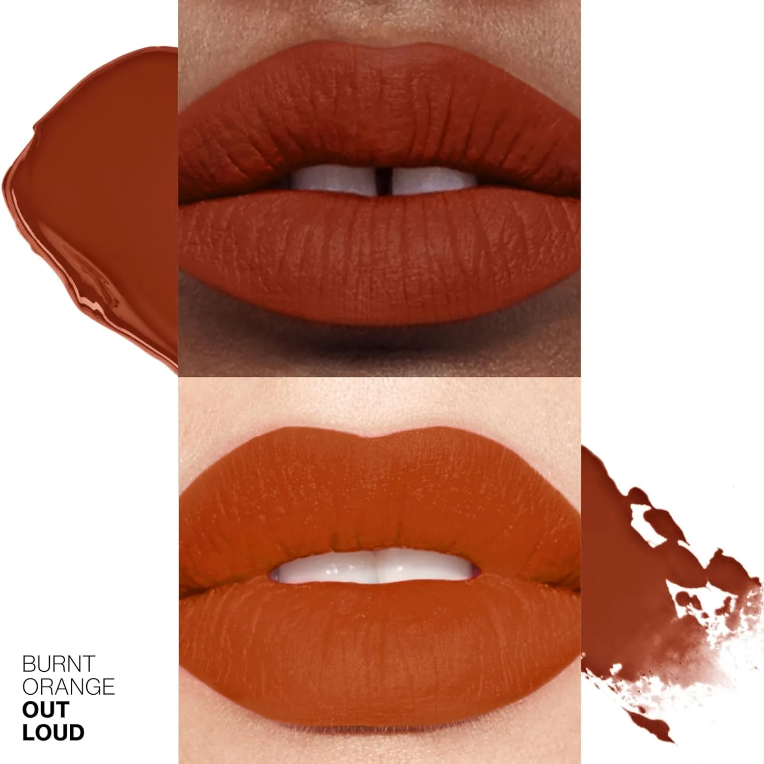 Жидкая матовая помада Smashbox Always On Longwear | Стойкая, водостойкая и не сушит губы., 12 - Out Loud (Burnt Orange) — фото 2